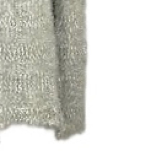Soft & Fuzzy Gray Cozy Relaxed Oversized Boucle Knit Sweater LC Lauren Conrad - Picture 15 of 16